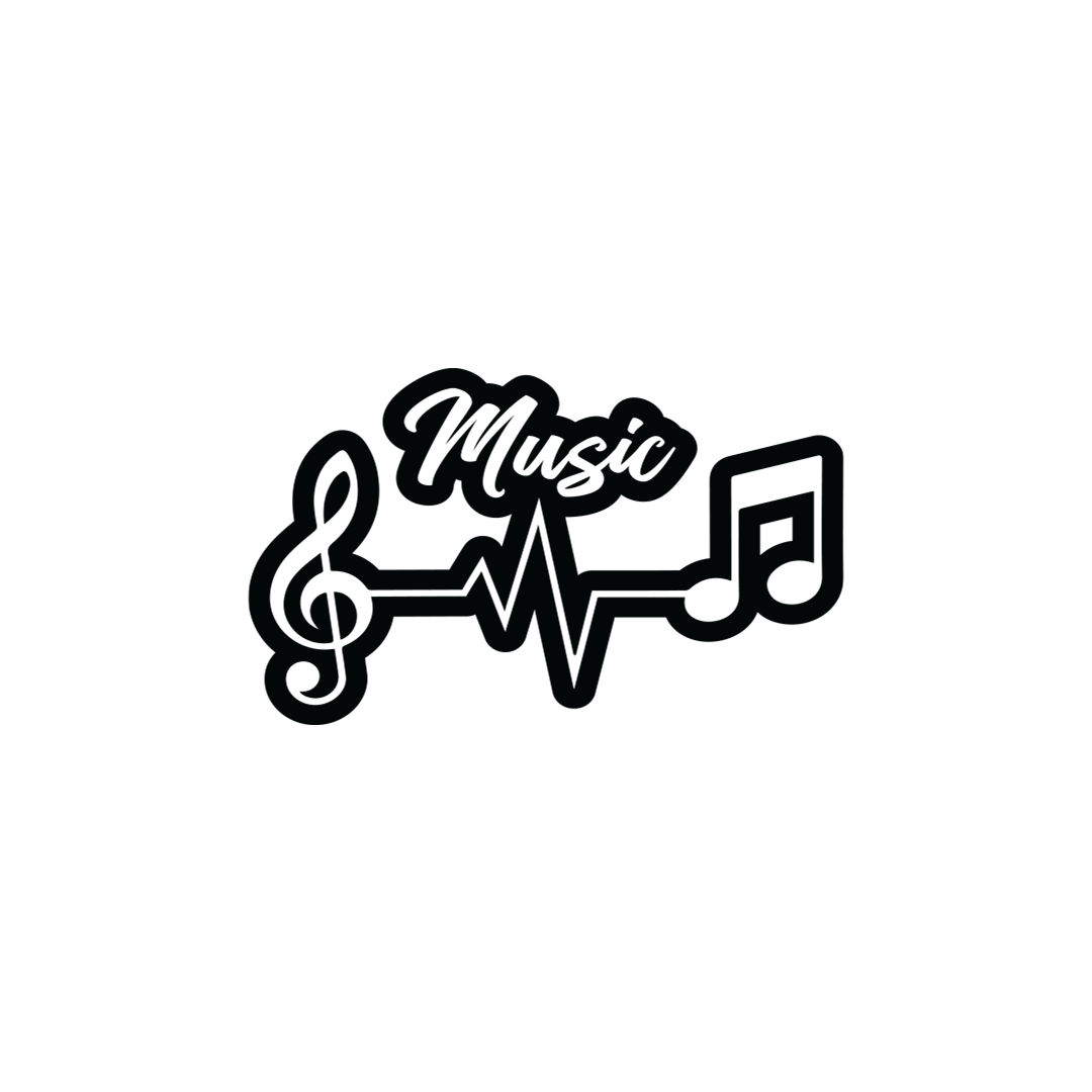 Bold Sound Wave Sticker for Musicians – Rhino Industries