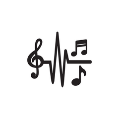 Artistic Music Notes Sticker for Trucks