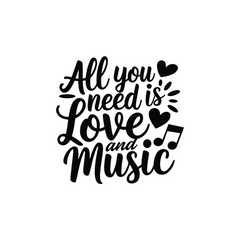 Music Is My Soul Car Sticker