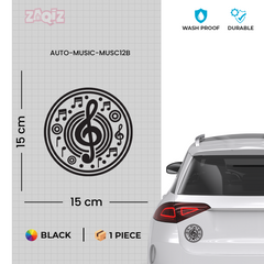 Compact Music Decal for Daily Use
