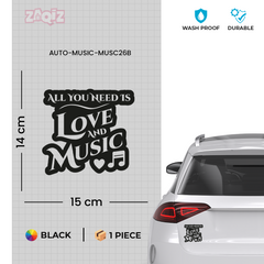 Rhythm Is Life Sticker for Vehicles