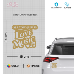 Rhythm Is Life Sticker for Vehicles