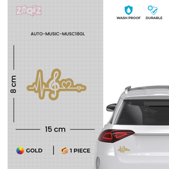 Music Beats Decal for Trendy Cars