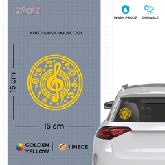 Compact Music Decal for Daily Use