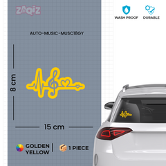 Music Beats Decal for Trendy Cars