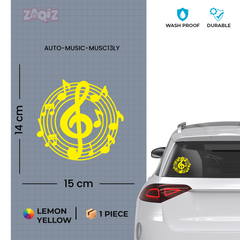 Music Journey Sticker for Adventure Seekers