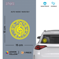 Compact Music Decal for Daily Use