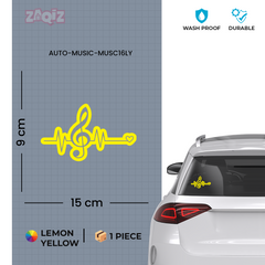 Creative Music Design Sticker for Laptops