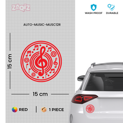 Compact Music Decal for Daily Use