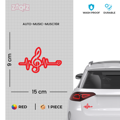 Creative Music Design Sticker for Laptops