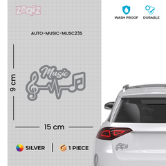 Bold Sound Wave Sticker for Musicians