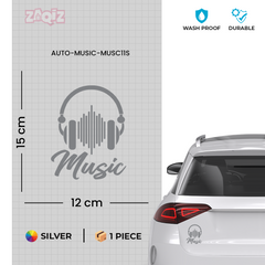 Vibrant Music Notes Sticker for SUVs