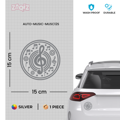 Compact Music Decal for Daily Use