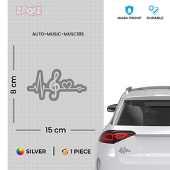 Music Beats Decal for Trendy Cars