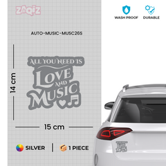 Rhythm Is Life Sticker for Vehicles