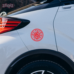 Compact Music Decal for Daily Use