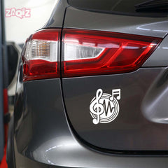 Music Lover Car Decal for Enthusiasts