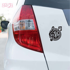 Music Lover Car Decal for Enthusiasts