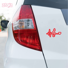 Rhythm Lover Sticker for Car Windows