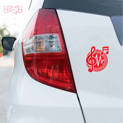 Music Lover Car Decal for Enthusiasts