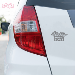 Stylish Music Emblem for Cars and Bikes