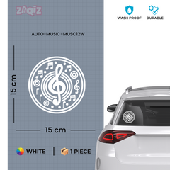 Compact Music Decal for Daily Use