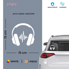 Music Is Life Car Emblem for Artists