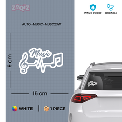 Bold Sound Wave Sticker for Musicians