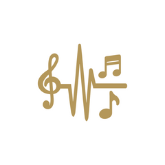 Artistic Music Notes Sticker for Trucks