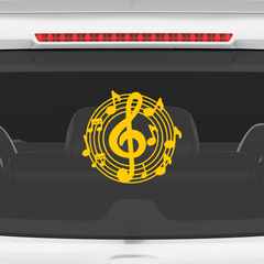 Music Journey Sticker for Adventure Seekers