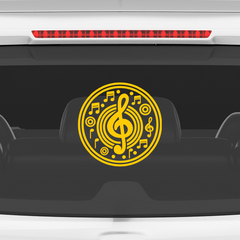Compact Music Decal for Daily Use