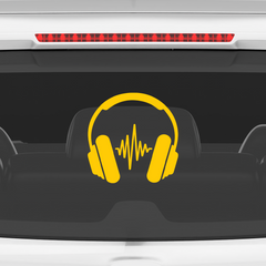 Music Is Life Car Emblem for Artists