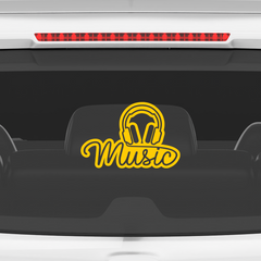 High-Quality Music Badge for Cars