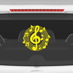 Music Journey Sticker for Adventure Seekers