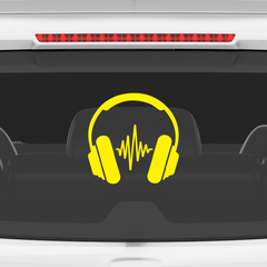 Music Is Life Car Emblem for Artists