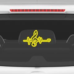 Creative Music Design Sticker for Laptops