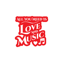 Rhythm Is Life Sticker for Vehicles