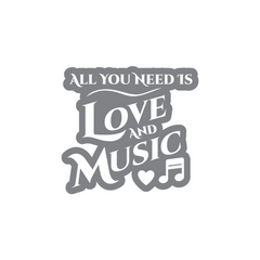 Rhythm Is Life Sticker for Vehicles