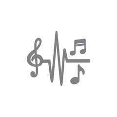 Artistic Music Notes Sticker for Trucks