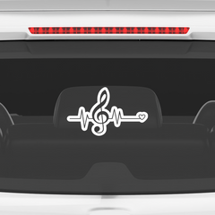 Creative Music Design Sticker for Laptops