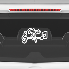 Bold Sound Wave Sticker for Musicians