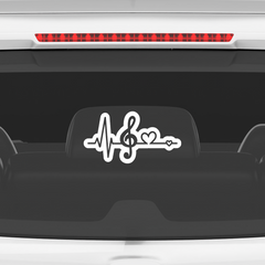 Music Beats Decal for Trendy Cars