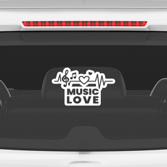 Stylish Music Emblem for Cars and Bikes