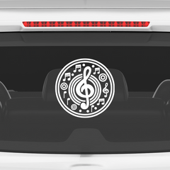Compact Music Decal for Daily Use