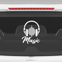 Vibrant Music Notes Sticker for SUVs