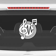 Music Lover Car Decal for Enthusiasts