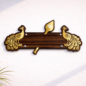 Designer Hindu Acrylic Name Plate with Om Symbol | Home Decor