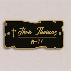 Premium Acrylic Name Plate Design