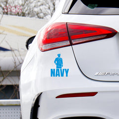 Navy Service Decal for Cars and SUVs