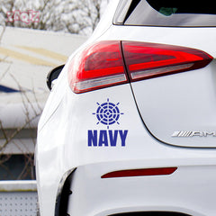 Navy Life Car Window Decal